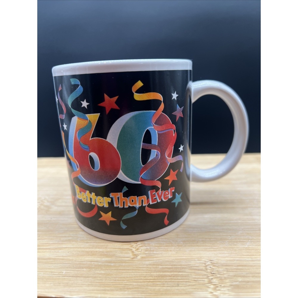 Happy 60 Better Than Ever Mug AMSCAN 60th Birthday Gifts Man Or Woman